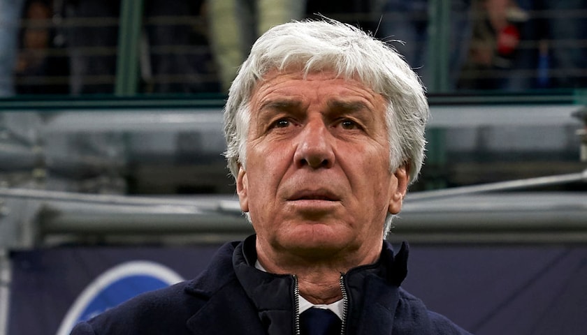Il tecnico dell'Atalanta Gian Piero Gasperini