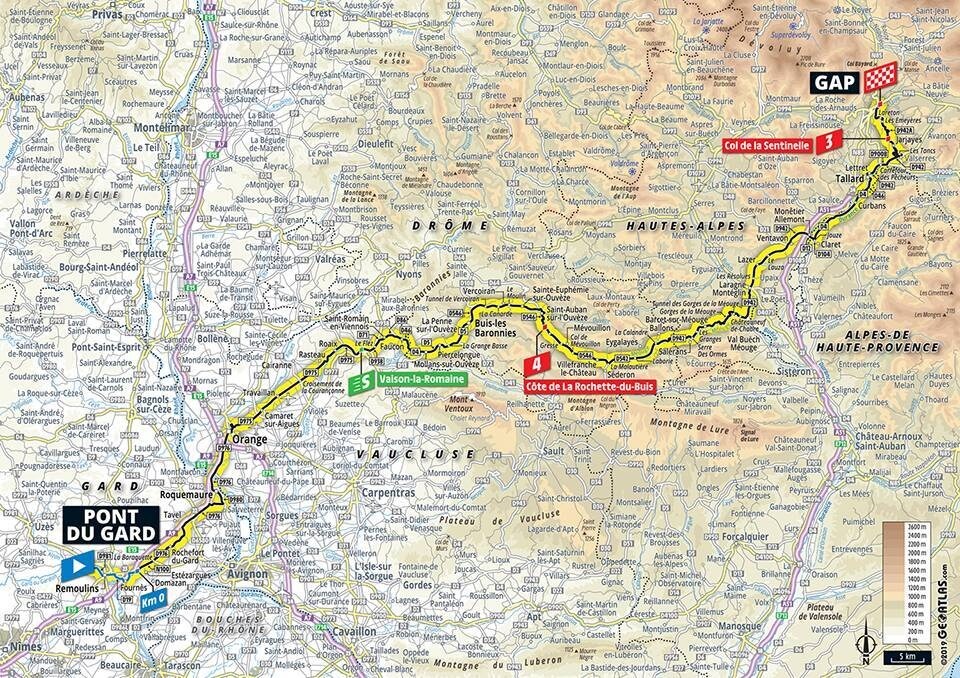 Tour de France 2019 - Planimetria Tappa 17