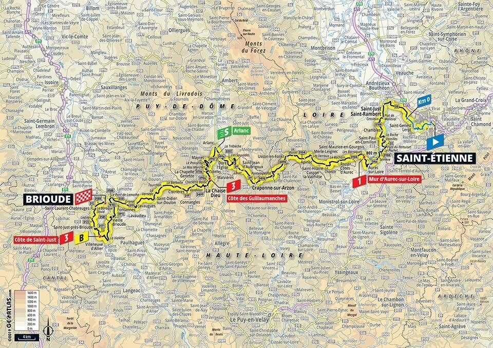 Tour de France 2019 - Planimetria Tappa 9